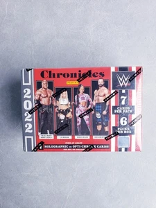 NEW SEALED 2022 PANINI CHRONICLES WWE BLASTER BOX BLOWOUT CARDS - Picture 1 of 5