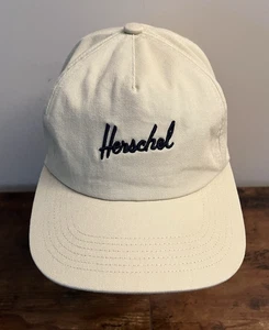 Herschel Supply Company Embroidered Beige Snapback Hat - Picture 1 of 8