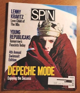 SPIN Magazine July 1990 Depeche Mode, Butthole Surfers, Lenny Kravitz, Swimsuits - Picture 1 of 8