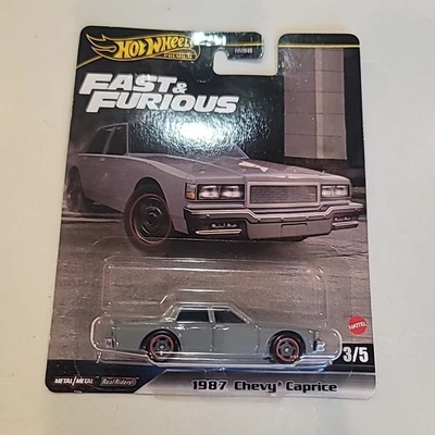 Coche diecast Chevy Caprice 1987 Mattel Hot Wheels Fast and the Furious Premium Foto 1 de 2