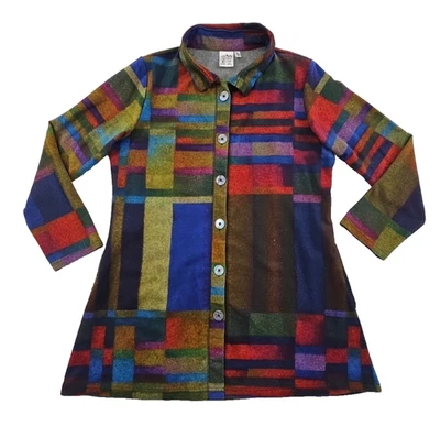 Chaqueta de perejil y salvia para mujer mediana otoño tonos tierra usada en excelente estado mangas largas bolsillos Foto 1 de 4