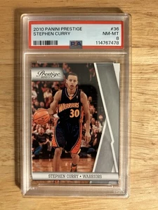 2010 Panini Prestige Stephen Curry #36 Basketball Warriors PSA 8 Mint 2nd Year!! - Picture 1 of 2
