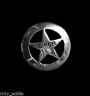 Texas Lone Star Polished Chrome Biker Vest Pin Made In Usa Motorcycle Jacket