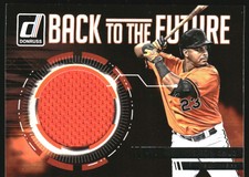 2016 Donruss Back to the Future Materials #BFNC Nelson Cruz