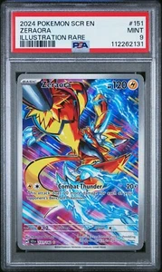 PSA 9 COMO NUEVO Zeraora 151/142 Ilustración Raro Corona Estelar Tarjeta Pokémon - Imagen 1 de 2