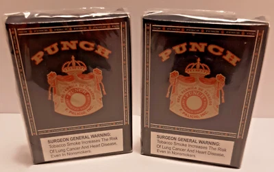 复古 PUNCH 雪茄品牌扑克牌 2 套(全新未使用) — 第 1/4 张图片