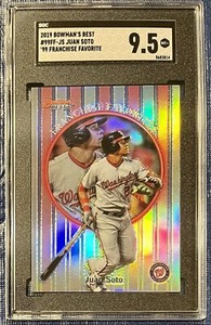2019 Bowman’s Best Juan Soto #99FF-JS Franchise Favorite SGC 9.5!