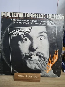TED NUGENT-FOURTH DEGREE BURNS 1980. 12"SINGLE VINYL RECORD - Picture 1 of 4
