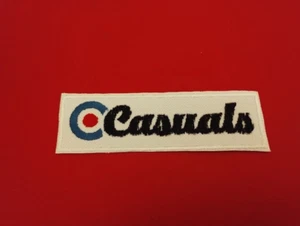 TOPPA PATCH ULTRAS CASUALS MODS WHITE 11 CM X 3 CM - Imagen 1 de 1