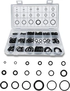 300PCS O Ring Assortment Kit, Rubber O Rings 18 Sizes Washer Black - Picture 1 of 7