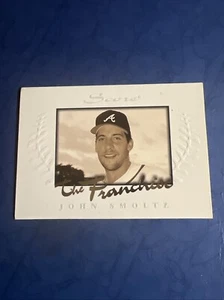 1997 Score John Smoltz The Franchise Insert #2 Atlanta Braves Card 2 di 9-HOF - Foto 1 di 2