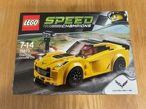 LEGO SPEED CHAMPIONS: Chevrolet Corvette Z06 (75870) New and Sealed - Picture 1 of 9