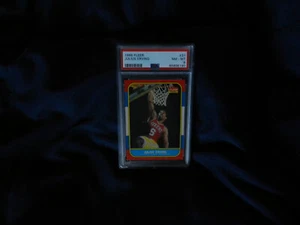 1986 Fleer Julius Erving - Dr. J - PSA 8. - Picture 1 of 2