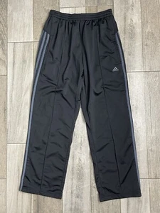 Pantalones de chándal Adidas para hombre talla mediana negros grises bolsillos con cordón envío rápido - Imagen 1 de 11