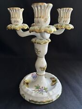 MINT! HEREND QUEEN VICTORIA GREEN 4-LIGHT CANDELABRA CANDLE STICK 7915 7915/VBO