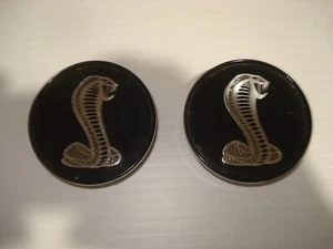 94-04 Ford Mustang Cobra SVT Wheel Center Caps Set Of 2 XR33-1A096 - Picture 1 of 6