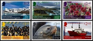 SOUTH GEORGIA 2024 BIRDS PENGUIN FLOWERS WILD ANIMALS SEAL SHIP SCENERY TARTAN - Picture 1 of 1