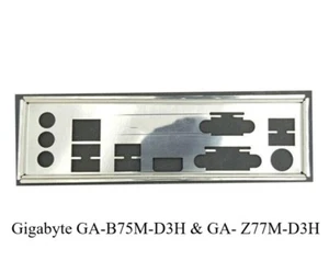 I/O IO Shield für Gigabyte GA-B75M-D3H & GA-Z77M-D3H Mainboards Backplate NEU - Bild 1 von 5