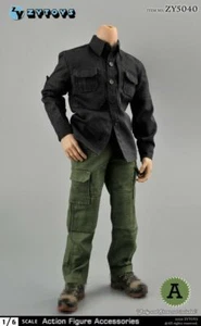 Juego de pantalones camisa de combate a escala 1/6 para figura masculina 12" PHICEN Ganghood Hot Toys - Imagen 1 de 6