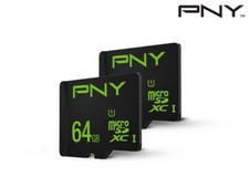 PNY Lot 2 Cartes micro SD 64 go