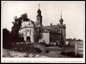 1911 -- BELGIQUE CHATEAU DE TRAZEGNIES A M LE MARQUIS DE TRAZEGNIES 3P857 - Bild 1 von 1