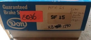 Don Bremsschuhe hinten SF15 (KB1290) passt Fiat Lancia Seat Yugo Fso Innocenti - Bild 1 von 2