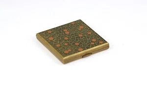 Powder box Female Soviet Rare Vintage Makeup Women Bronze - Picture 1 of 7