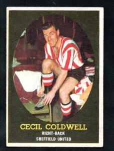 A & BC bubble gum Football BAZOOKA series SHEFFIELD United Cecil Coldwell # 57 - Picture 1 of 2
