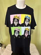 Notorious BIG Rap Hip Hop Brooklyn Mint Men's Black T Shirt Size 1X Andy Warhol