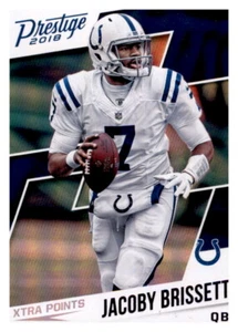 2018 Prestige Xtra Points Foil Jacoby Brissett PWE Insert Parallel Colts #128 - Picture 1 of 2