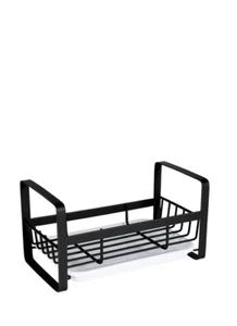 Fregadero Caddy Organizador Estante Pared o Independiente Metal Negro para Esponjas de Jabón 7" - Imagen 1 de 4