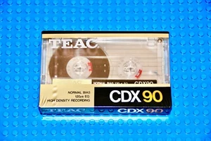 TEAC CDX 90 1990 TIPO I NASTRO A CASSETTA VUOTO (1) (SIGILLATO) - Foto 1 di 3