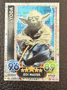 Star Wars Topps Force Attax Rarer Hologram Trading Card Yoda Jedi Master A1 🔥 - Picture 1 of 2