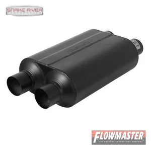 Flowmaster 9525454 Super 40 Delta Flow Exhaust Muffler Dual 2.5" Inlet Outlet - Picture 1 of 8