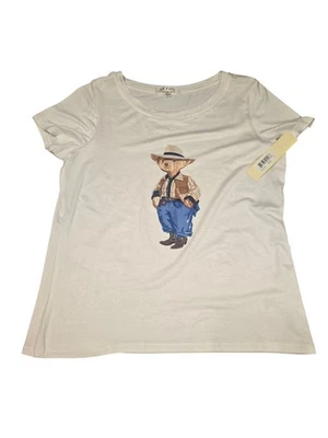 Camiseta pequeña de oso vaquero Cyrus para mujer nueva con etiquetas Foto 1 de 4