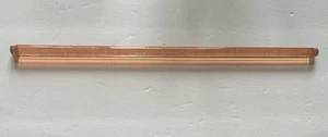 Art Deco Pink Glass Towel Bar - Picture 1 of 5