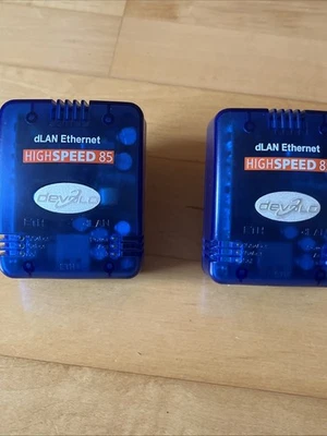 Devolo High Speed 85 dLAN Ethernet 100 Mbit/S Adapter Set 2 X - Bild 1 von 4