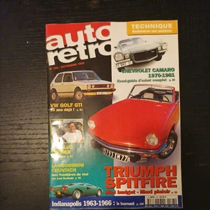 AUTO RETRO 193 Lamborghini COUNTACH LP400 Vw GOLF GTI 1800 triumph SPITFIRE - Imagen 1 de 3