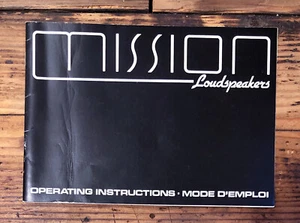 Mission Loudspeakers 70 77 700 707 737 770 780 Owner / User Manual *Original* - Picture 1 of 1