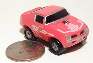 Small Micro Machine 1973 Pontiac Trans Am in Pink with White Trim - Picture 1 of 4