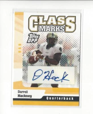 2006 Topps Draft Picks Class Marks Darrell Hackney Rookie AUTOGRAPH UAB Browns - Image 1 of 2
