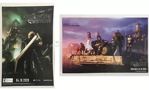 NEW Final Fantasy VII 7 Remake Poster PAX East 2020 Promo 2 sided Official RARE - Picture 1 of 7