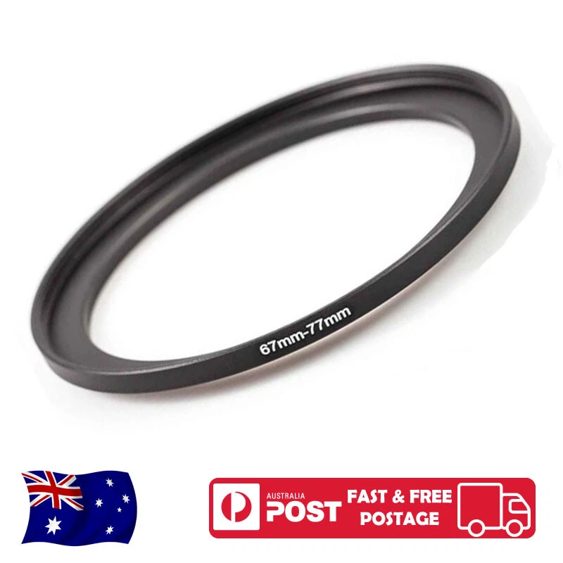 67-77 mm 67mm to 77mm 67mm-77mm Metal Step-Up Stepping Up Ring Filter Adapter - image 1 of 2