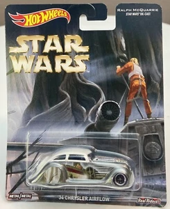 Hot Wheels, Star Wars, Ralph McQuarrie ‘34 Chrysler Airflow. Real Riders - Picture 1 of 5