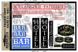 Diorama/Model Accessory - 1/35 French Shop Signs #2 - WW2 - Bild 1 von 3