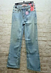 Faded Glory Girls Boot Cut Denim Jeans Size 10 Slim Stretch NWT - Picture 1 of 7