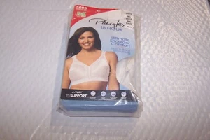 NEW Playtex 18 Hour Ultimate Shoulder Comfort White Wirefree Bra-4693 size 36C - Picture 1 of 2
