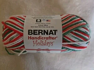 Neu Bernat Handicrafter Baumwollgarn Ombres Mistelzweig Feiertage 80g 2,8oz. 138Yds - Bild 1 von 5