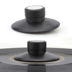 Carbon +Aluminum Fiber Disc Stabilizer Vinyl Turntable Record Weight Clamp 130g - Picture 1 of 8