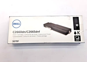 (NEW Genuine) Dell C2660dn/C2665dnf Black Toner Cartridge, 3070F - Picture 1 of 4